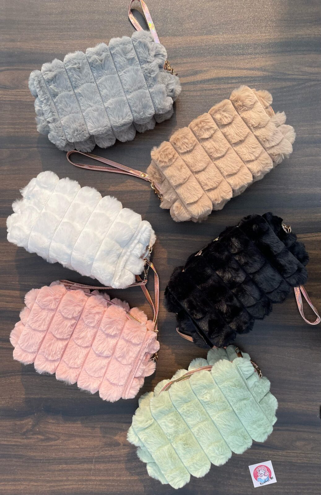 Imported Fur Multipurpose Pouches