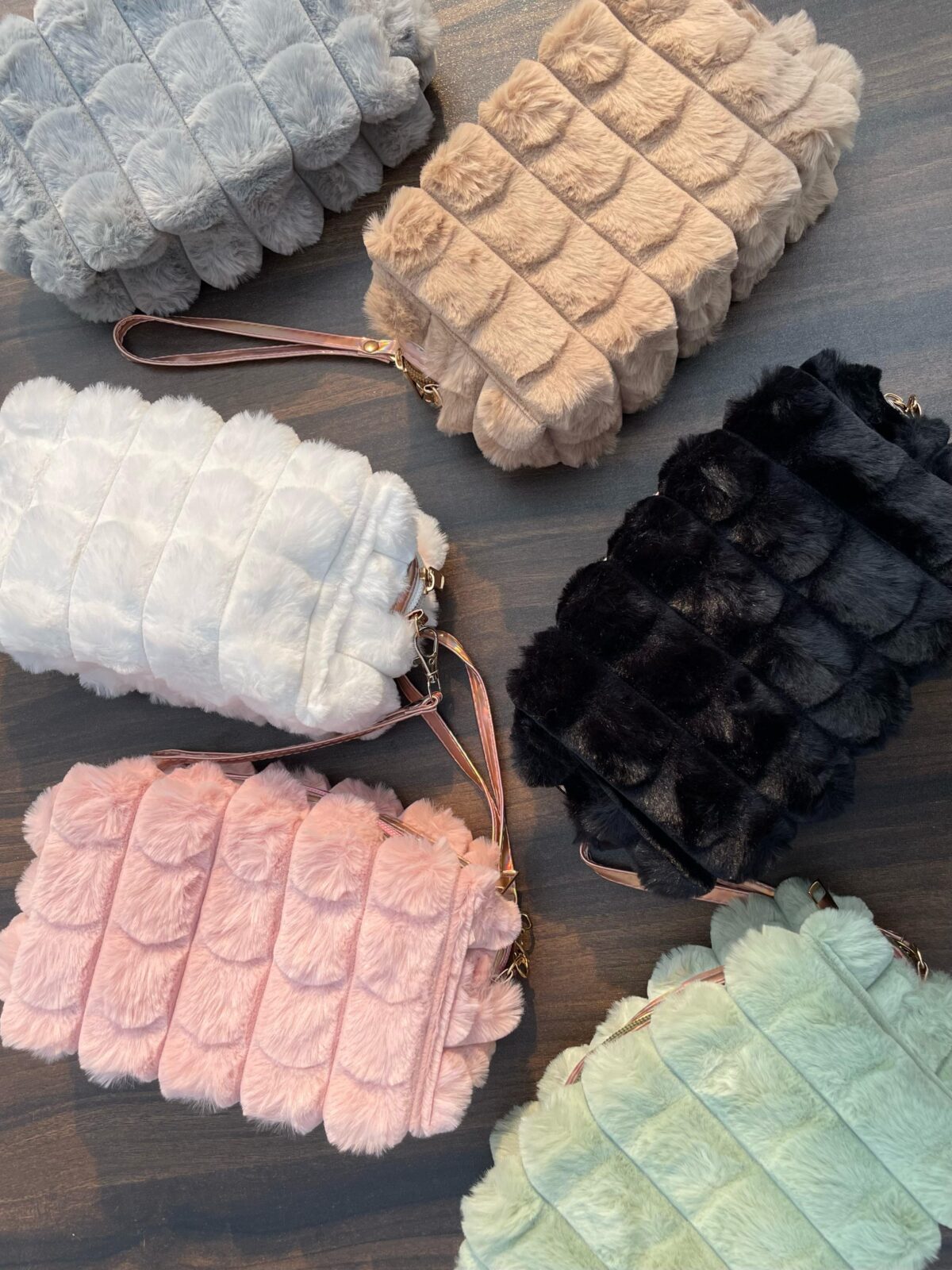 Imported Fur Multipurpose Pouches