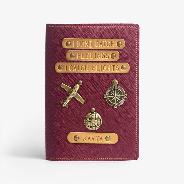 Passport Cover - I Don't Catch Feelings I Catch Flights