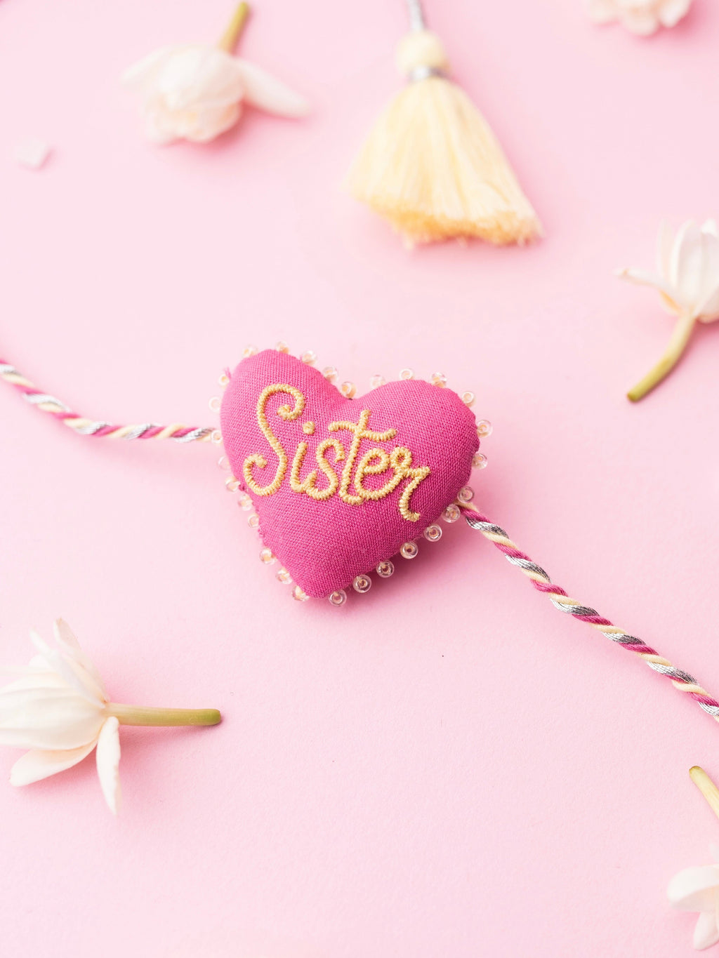 Sister 3D Heart Rakhi